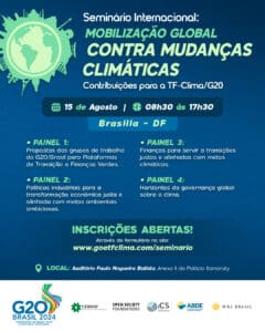 Seminario Internacional Mobilização Global contra as Mudanças Climáticas